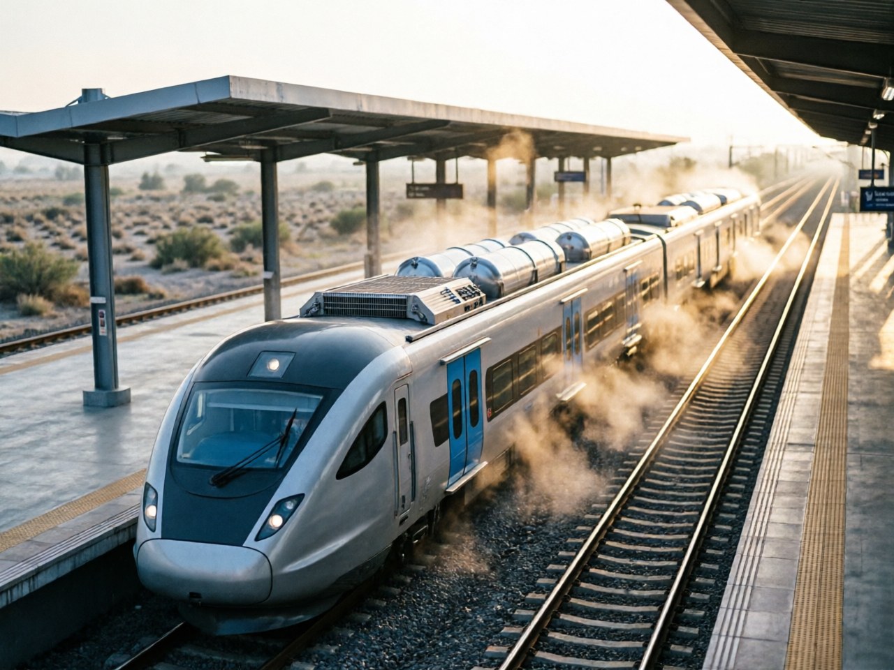 India switches on first hydrogen train / 印度启用首列氢动力列车