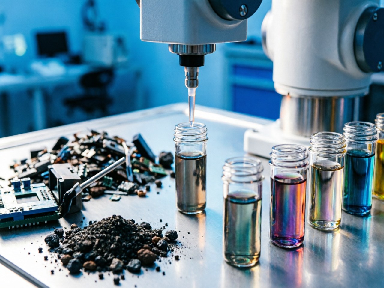 AI Speeds Selective and High-Yield Recovery of Critical Minerals from Industrial Waste / AI加速从工业废料中选择性高收率回收关键矿物