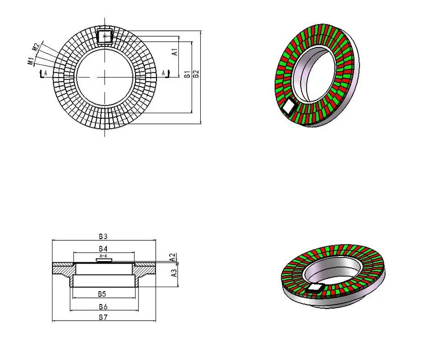 MU150 SMD18.5-34-8 Technical Drawing