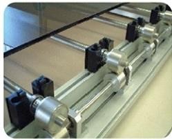 Glass substrate transport line